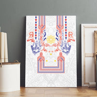 Philippines Barong Style Canvas Wall Art Polynesian Kakau Art Tattoos with Tribal Filipino Sun