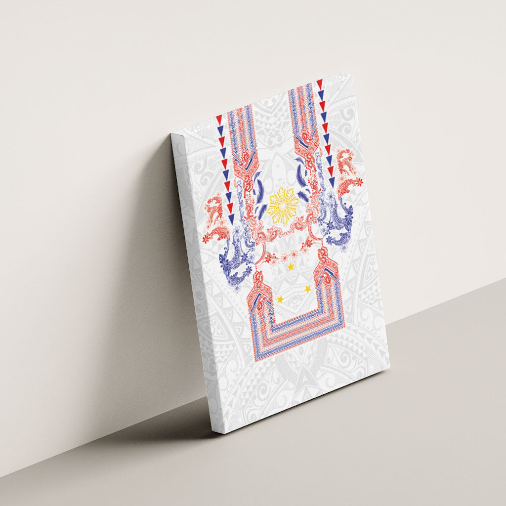 Philippines Barong Style Canvas Wall Art Polynesian Kakau Art Tattoos with Tribal Filipino Sun