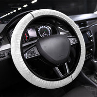 Philippines Barong Style Steering Wheel Cover Polynesian Kakau Art Tattoos with Tribal Filipino Sun