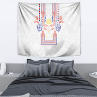 Philippines Barong Style Tapestry Polynesian Kakau Art Tattoos with Tribal Filipino Sun