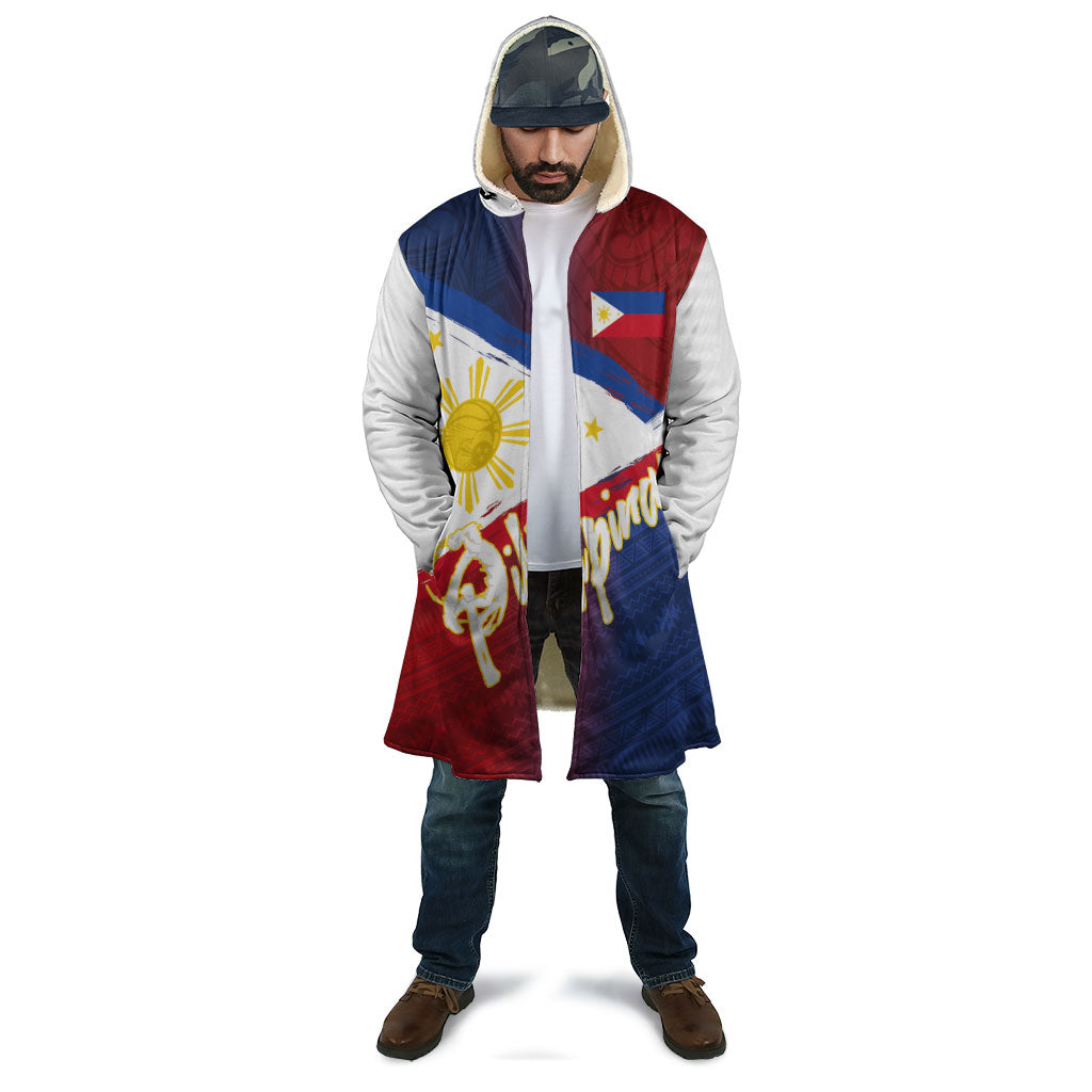 Philippines Basketball Custom Cloak Pilipinas Tribal Pattern