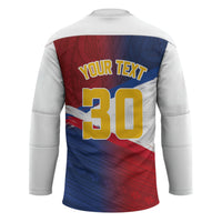 Philippines Basketball Custom Hockey Jersey Pilipinas Tribal Pattern