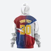 Philippines Basketball Custom Hoodie Pilipinas Tribal Pattern