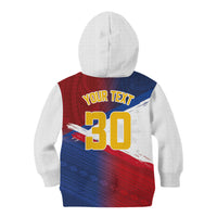 Philippines Basketball Custom Kid Hoodie Pilipinas Tribal Pattern