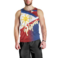 Philippines Basketball Custom Men Tank Top Pilipinas Tribal Pattern