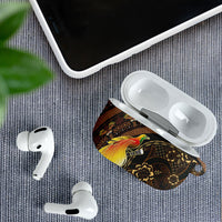 Papua New Guinea and Indonesia Batik AirPods Case Bird of Paradise with Tribal Batik Patterns