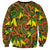 New Zealand Kowhai Flowers Sweatshirt Maori Koru Pattern