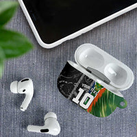 Custom Aotearoa South Africa Rugby Freedom Cup AirPods Case Maori Silver Fern Art and Sporty Flag SA - Polynesian Pride