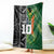 Custom Aotearoa South Africa Rugby Freedom Cup Blanket Maori Silver Fern Art and Sporty Flag SA - Polynesian Pride