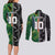 Custom Aotearoa South Africa Rugby Freedom Cup Couples Matching Long Sleeve Bodycon Dress and Long Sleeve Button Shirt Maori Silver Fern Art and Sporty Flag SA - Polynesian Pride