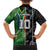 Custom Aotearoa South Africa Rugby Freedom Cup Hawaiian Shirt Maori Silver Fern Art and Sporty Flag SA - Polynesian Pride