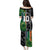 Custom Aotearoa South Africa Rugby Freedom Cup Puletasi Maori Silver Fern Art and Sporty Flag SA - Polynesian Pride