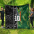 Custom Aotearoa South Africa Rugby Freedom Cup Quilt Maori Silver Fern Art and Sporty Flag SA - Polynesian Pride