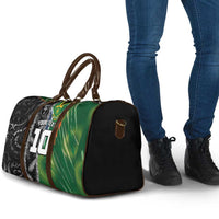 Custom Aotearoa South Africa Rugby Freedom Cup Travel Bag Maori Silver Fern Art and Sporty Flag SA - Polynesian Pride