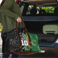 Custom Aotearoa South Africa Rugby Freedom Cup Travel Bag Maori Silver Fern Art and Sporty Flag SA - Polynesian Pride