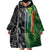 Custom Aotearoa South Africa Rugby Freedom Cup Wearable Blanket Hoodie Maori Silver Fern Art and Sporty Flag SA - Polynesian Pride