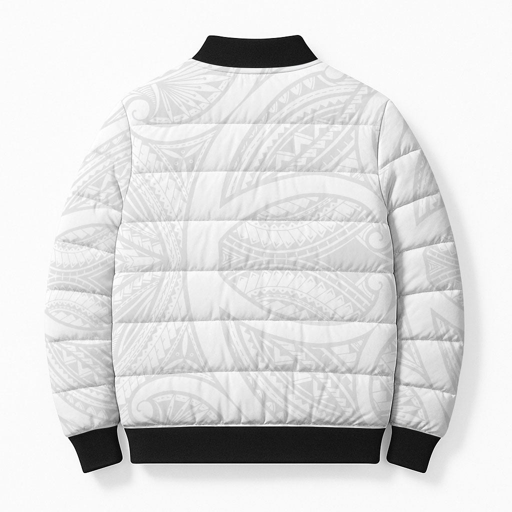 Samoan Tatau Bomber Puffer Jacket Tattoo Reveal Effect