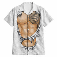 Samoan Tatau Hawaiian Shirt Tattoo Reveal Effect
