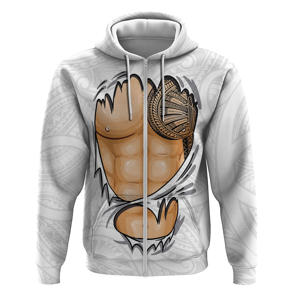 Samoan Tatau Hoodie Tattoo Reveal Effect