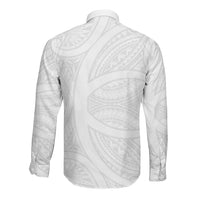 Samoan Tatau Long Sleeve Button Shirt Tattoo Reveal Effect