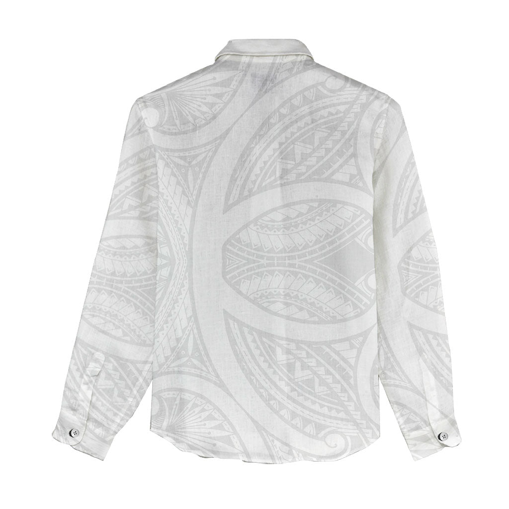 Samoan Tatau Women Casual Shirt Tattoo Reveal Effect