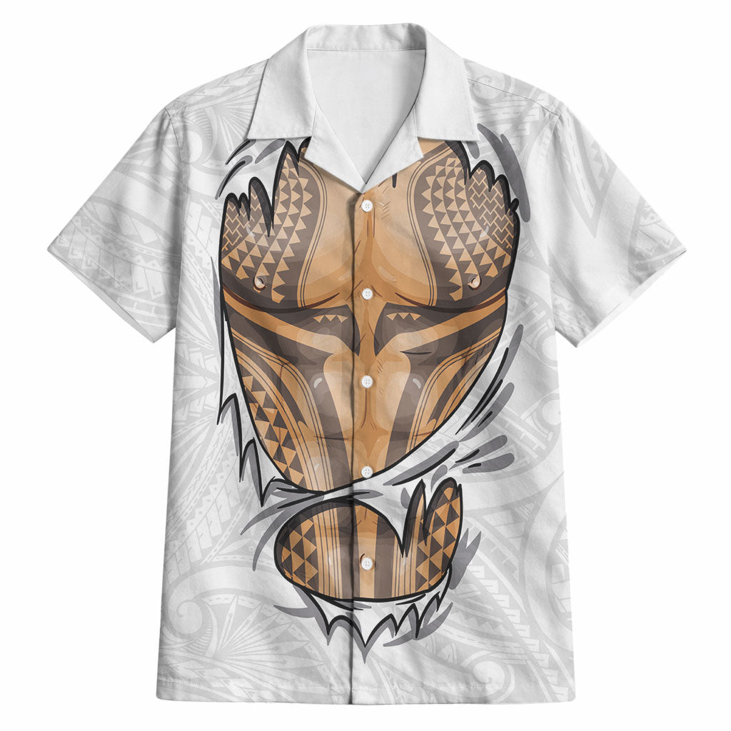 Hawaiian Kakau Hawaiian Shirt Aquaman Tattoo Reveal Effect
