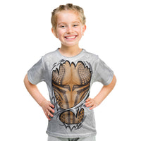 Hawaiian Kakau Kid T Shirt Aquaman Tattoo Reveal Effect