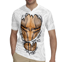 Hawaiian Kakau Rugby Jersey Aquaman Tattoo Reveal Effect