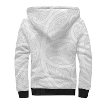 Hawaiian Kakau Sherpa Hoodie Aquaman Tattoo Reveal Effect