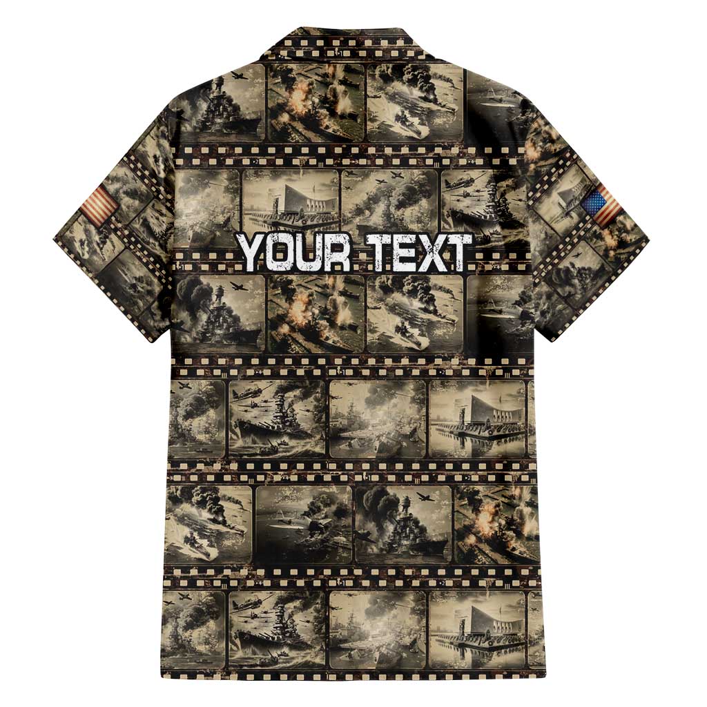 Pearl Harbor Remembrance Day Personalized Family Matching Off Shoulder Maxi Dress and Hawaiian Shirt Memories of December 7 with Red Poppy Lei - Polynesian Pride