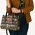 Pearl Harbor Remembrance Day Leather Bag Memories of December 7 with Red Poppy Lei - Polynesian Pride