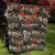Pearl Harbor Remembrance Day Quilt Memories of December 7 with Red Poppy Lei - Polynesian Pride