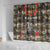 Pearl Harbor Remembrance Day Shower Curtain Memories of December 7 with Red Poppy Lei - Polynesian Pride