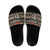 Pearl Harbor Remembrance Day Slide Sandals Memories of December 7 with Red Poppy Lei - Polynesian Pride