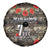 Pearl Harbor Remembrance Day Spare Tire Cover Memories of December 7 with Red Poppy Lei - Polynesian Pride