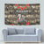 Pearl Harbor Remembrance Day Tapestry Memories of December 7 with Red Poppy Lei - Polynesian Pride