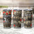 Pearl Harbor Remembrance Day Personalized Tumbler Cup Memories of December 7 with Red Poppy Lei - Polynesian Pride