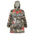 Pearl Harbor Remembrance Day Personalized Wearable Blanket Hoodie Memories of December 7 with Red Poppy Lei - Polynesian Pride