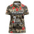 Pearl Harbor Remembrance Day Personalized Women Polo Shirt Memories of December 7 with Red Poppy Lei - Polynesian Pride