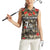 Pearl Harbor Remembrance Day Personalized Women Sleeveless Polo Shirt Memories of December 7 with Red Poppy Lei - Polynesian Pride