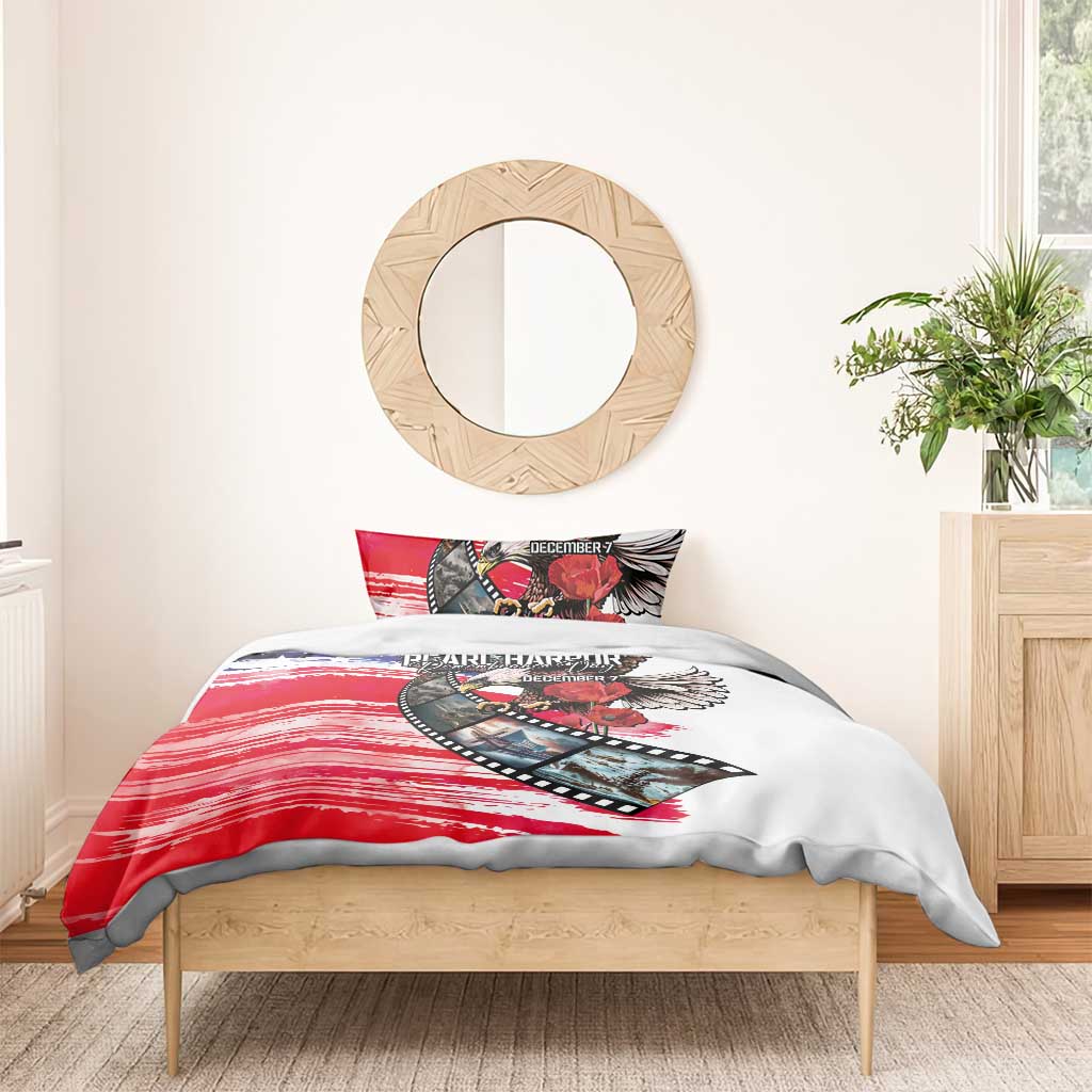 Pearl Harbor Remembrance Day Bedding Set Lest We Forget - The Bald Eagle Remembers - Polynesian Pride