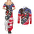 Pearl Harbor Remembrance Day Personalized Couples Matching Summer Maxi Dress and Long Sleeve Button Shirt Lest We Forget - The Bald Eagle Remembers - Polynesian Pride