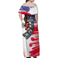 Pearl Harbor Remembrance Day Personalized Family Matching Off Shoulder Maxi Dress and Hawaiian Shirt Lest We Forget - The Bald Eagle Remembers - Polynesian Pride