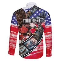 Pearl Harbor Remembrance Day Personalized Family Matching Short Sleeve Bodycon Dress and Hawaiian Shirt Lest We Forget - The Bald Eagle Remembers - Polynesian Pride