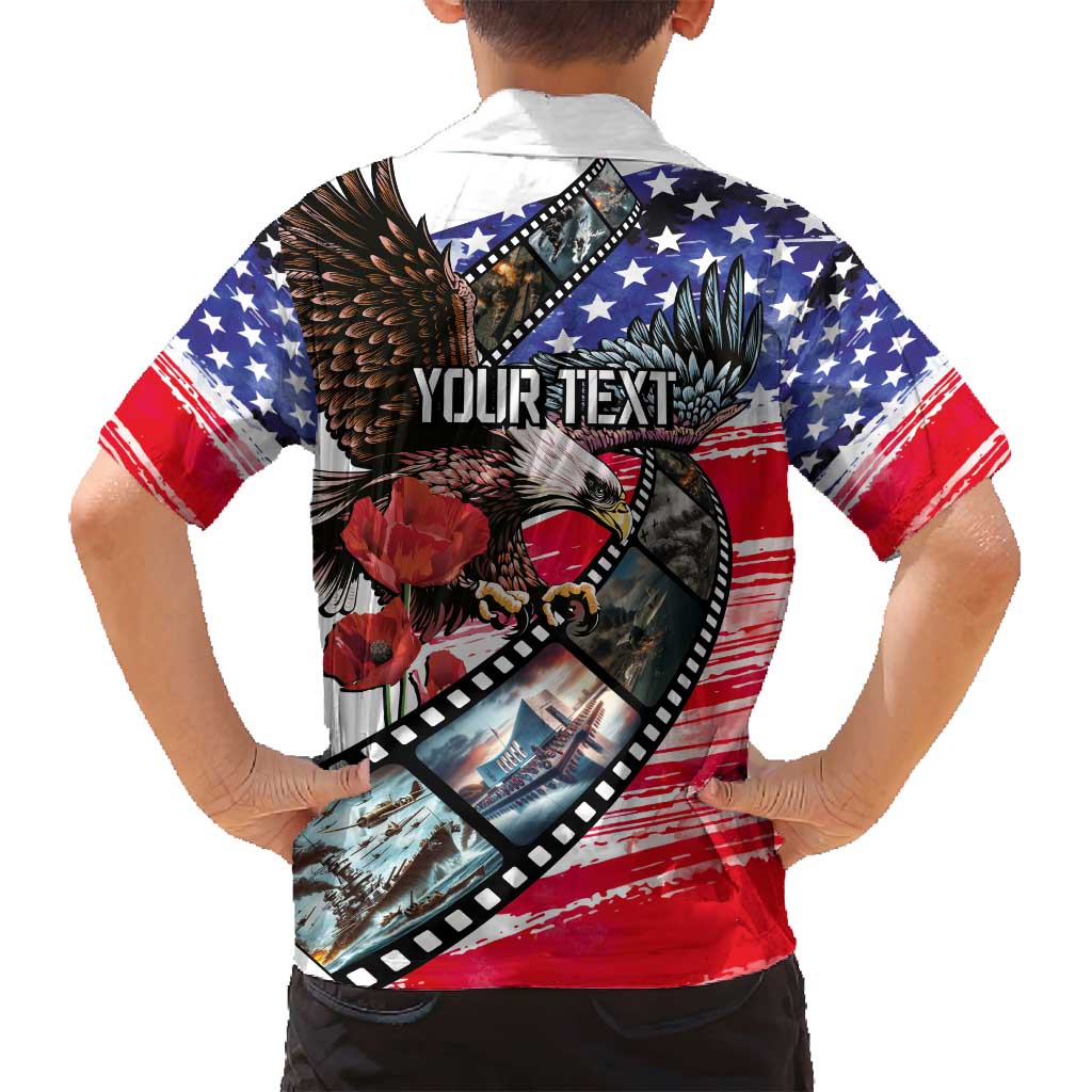 Pearl Harbor Remembrance Day Personalized Family Matching Summer Maxi Dress and Hawaiian Shirt Lest We Forget - The Bald Eagle Remembers LT03 - Polynesian Pride