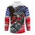 Pearl Harbor Remembrance Day Personalized Hockey Jersey Lest We Forget - The Bald Eagle Remembers - Polynesian Pride