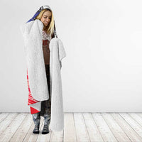 Pearl Harbor Remembrance Day Hooded Blanket Lest We Forget - The Bald Eagle Remembers - Polynesian Pride