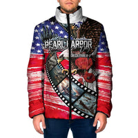Pearl Harbor Remembrance Day Personalized Padded Jacket Lest We Forget - The Bald Eagle Remembers - Polynesian Pride