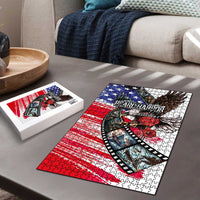 Pearl Harbor Remembrance Day Puzzle Lest We Forget - The Bald Eagle Remembers - Polynesian Pride