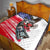 Pearl Harbor Remembrance Day Quilt Lest We Forget - The Bald Eagle Remembers - Polynesian Pride